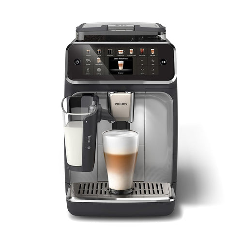 PHILIPS 5500 Series Bean to Cup Coffee Machine, LatteGo, 20 Hot/Iced Drinks