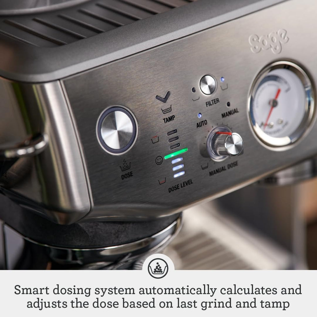 Sage Barista Express Impress, Bean to Cup Machine, Brushed Stainless Steel