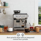 Sage Barista Express Impress, Bean to Cup Machine, Brushed Stainless Steel