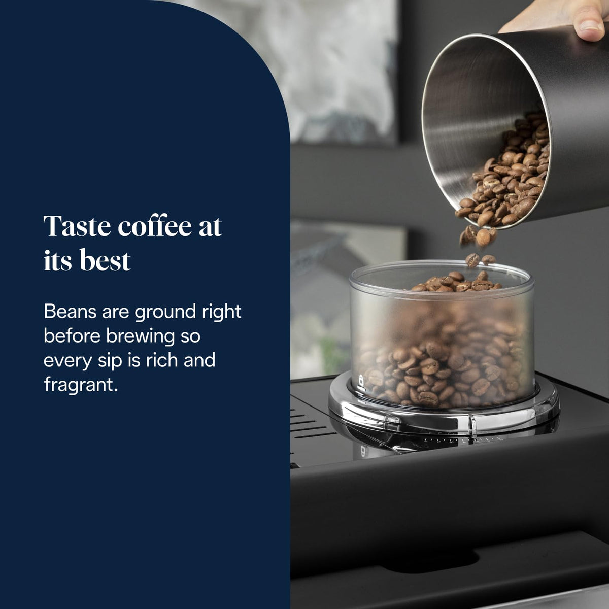 De'Longhi Rivelia - Automatic Coffee Machine 16 One-Touch Drinks White