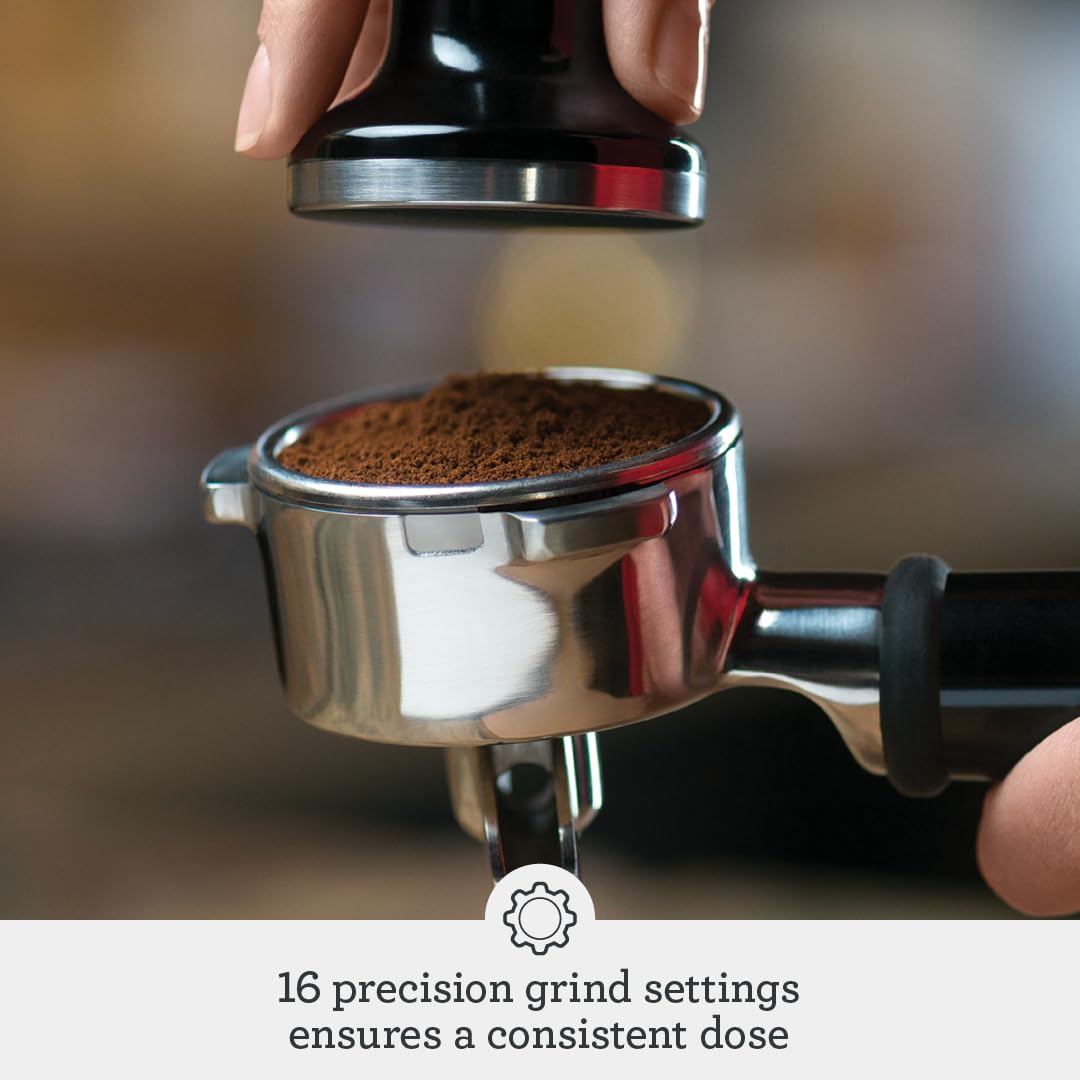 Sage Barista Express Impress, Bean to Cup Machine, Brushed Stainless Steel