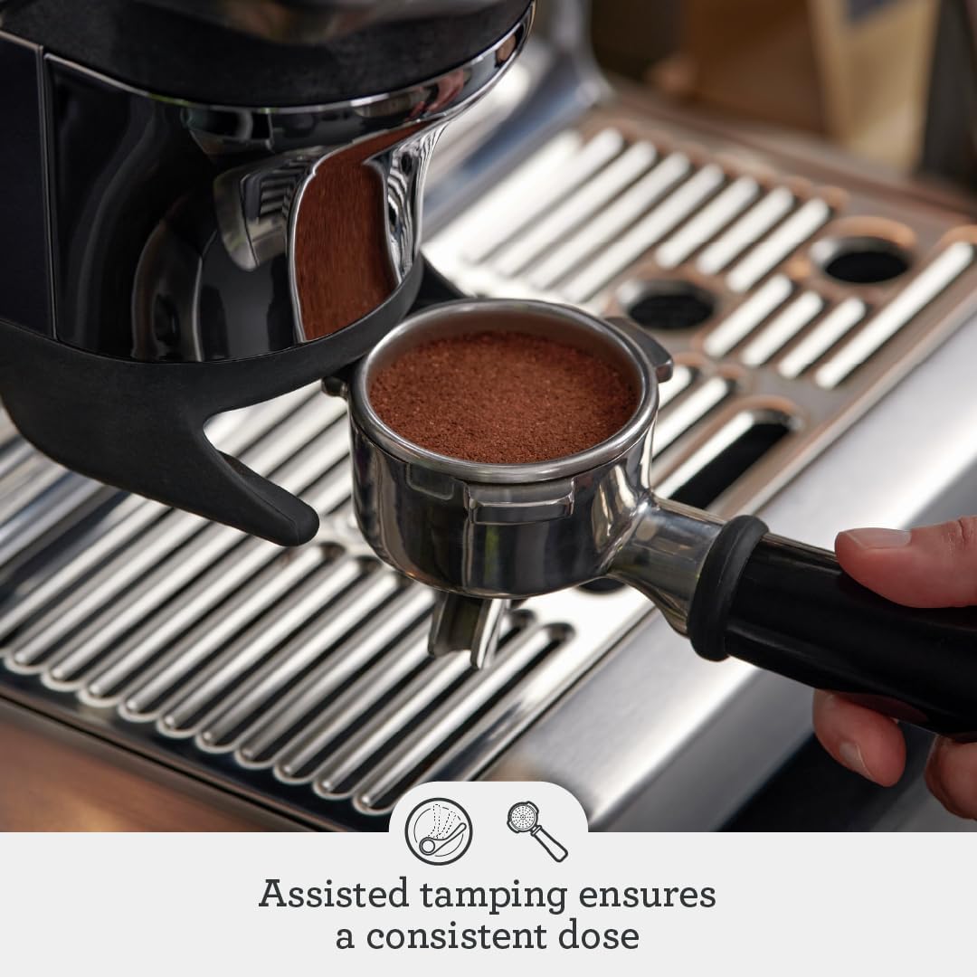 Sage Barista Express Impress, Bean to Cup Machine, Brushed Stainless Steel