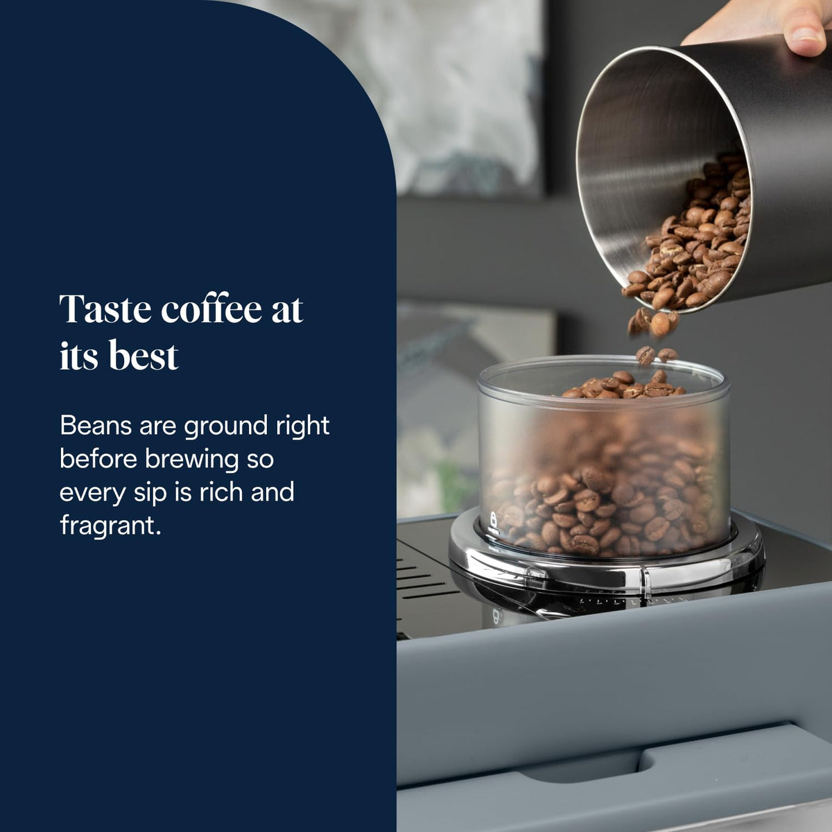 De'Longhi Rivelia - Automatic Coffee Machine 16 One-Touch Drinks White