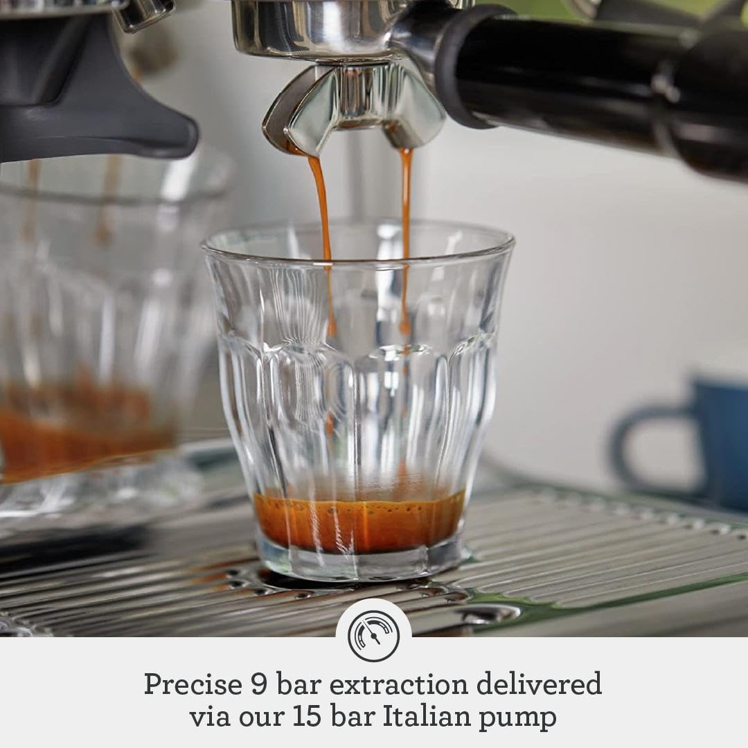 Sage Barista Express Impress, Bean to Cup Machine, Brushed Stainless Steel