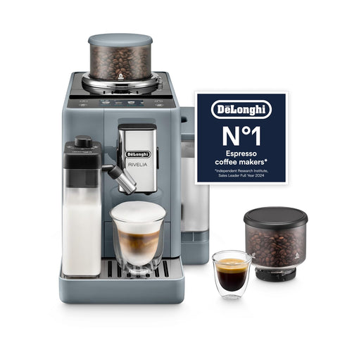 De'Longhi Rivelia - Automatic Coffee Machine 16 One-Touch Drinks White