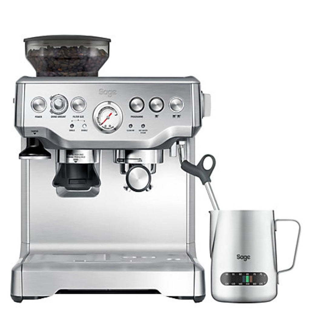 Sage Barista Express Impress, Bean to Cup Machine, Brushed Stainless Steel