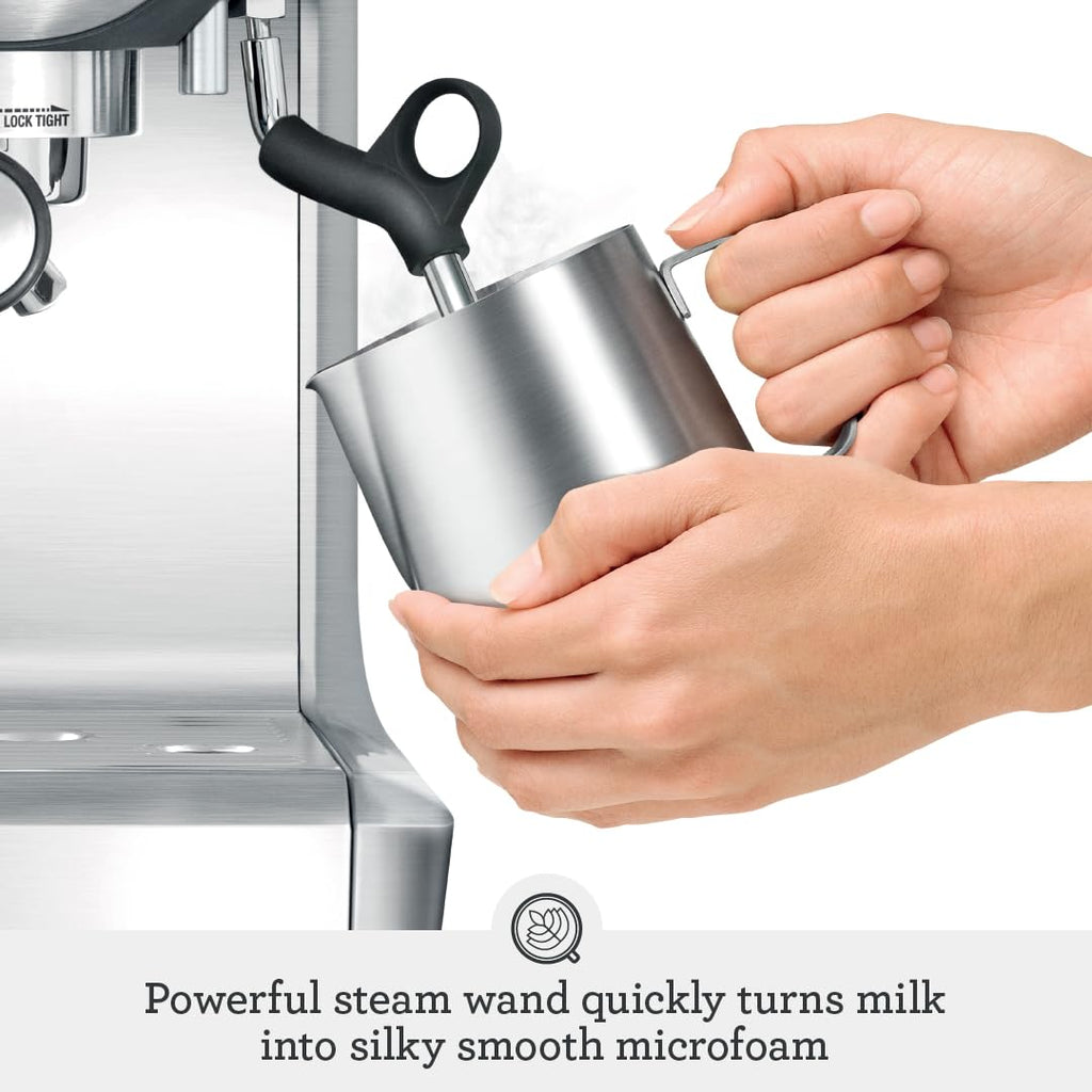 Sage Barista Express Impress, Bean to Cup Machine, Brushed Stainless Steel