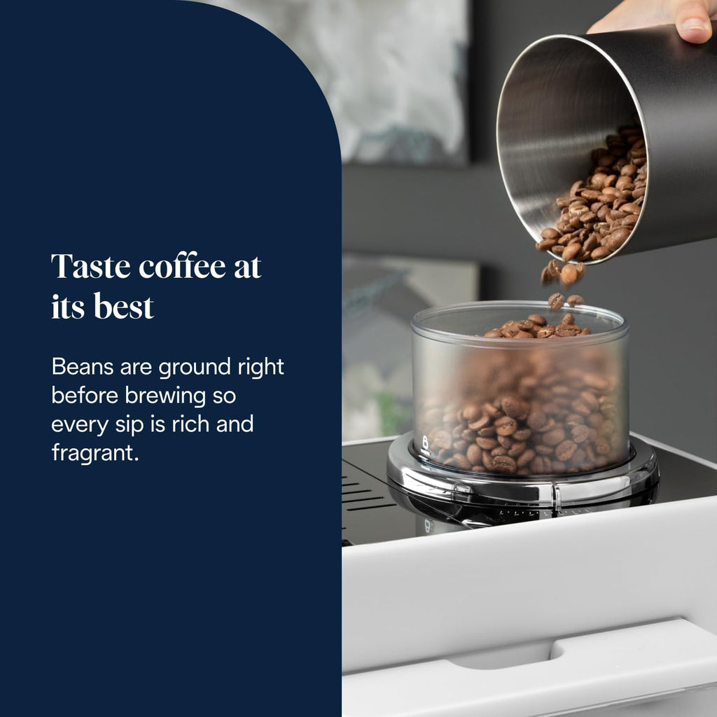 De'Longhi Rivelia - Automatic Coffee Machine 16 One-Touch Drinks White