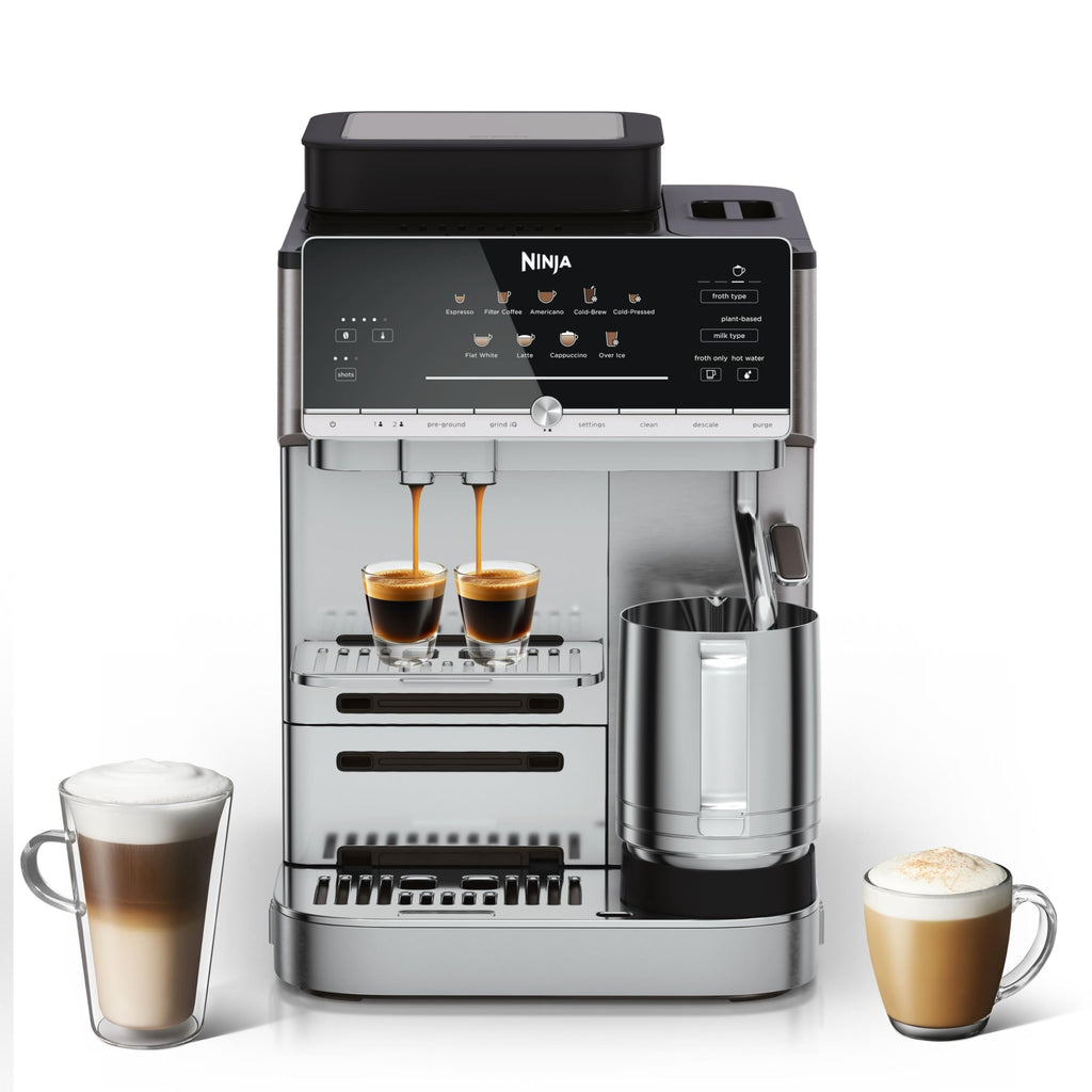 Ninja AutoBarista Automatic Espresso Machine, Silver AE1001UK
