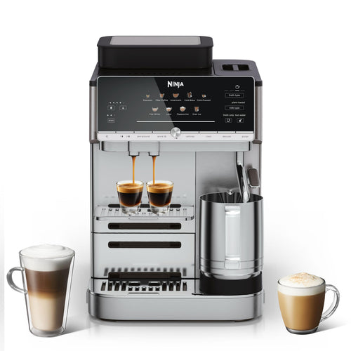 Ninja AutoBarista Automatic Espresso Machine, Silver AE1001UK