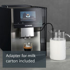 SIEMENS EQ700 Bean to Cup Coffee Machine,TP715GB1, Morning Haze