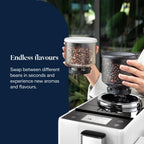 De'Longhi Rivelia - Automatic Coffee Machine 16 One-Touch Drinks White