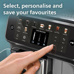 PHILIPS 5500 Series Bean to Cup Coffee Machine, LatteGo, 20 Hot/Iced Drinks