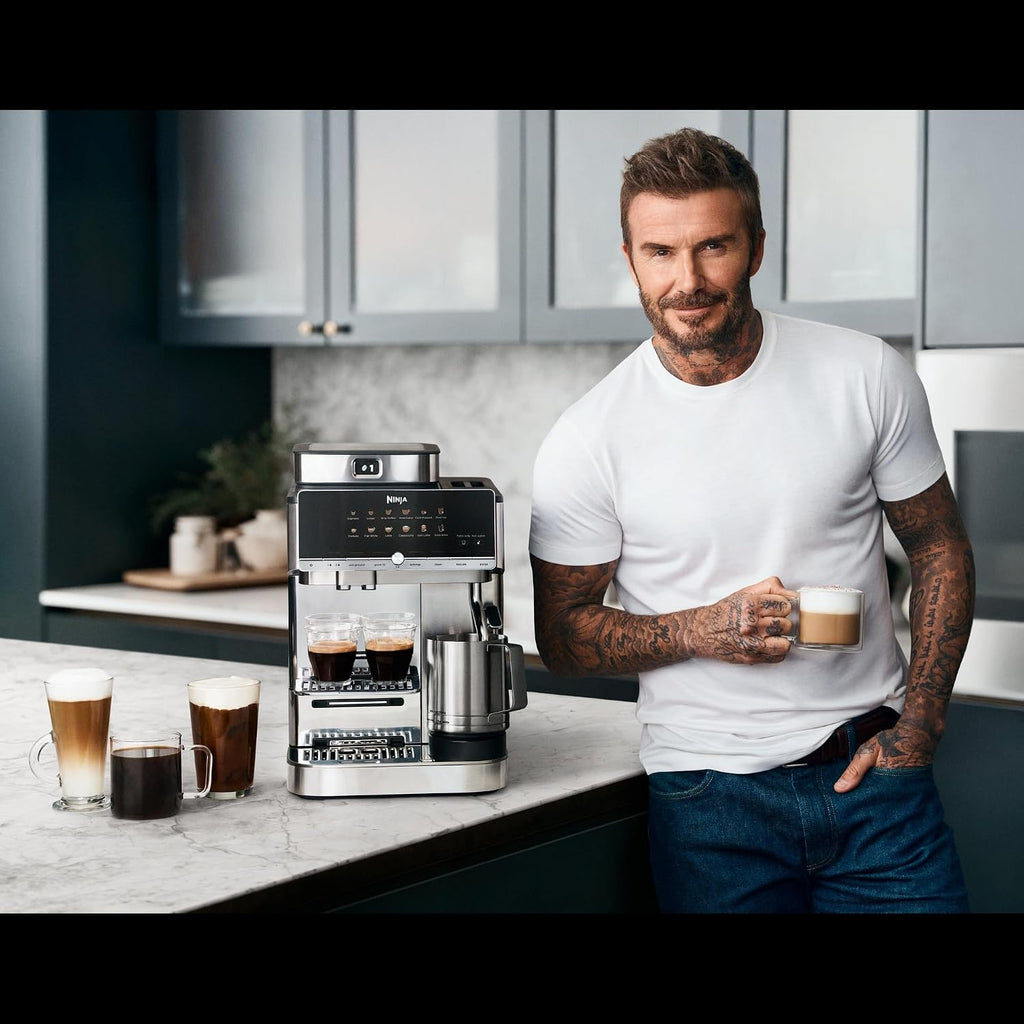 Ninja AutoBarista Automatic Espresso Machine, Silver AE1001UK