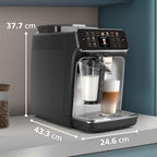 PHILIPS 5500 Series Bean to Cup Coffee Machine, LatteGo, 20 Hot/Iced Drinks