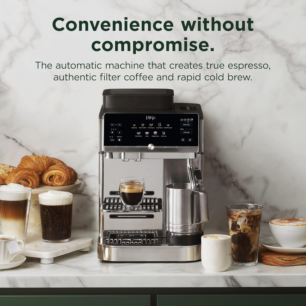Ninja AutoBarista Automatic Espresso Machine, Silver AE1001UK